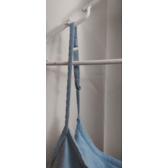 Women's Route 66 Stretch Shelf Bra Crop Camis Size XL  Blue - Picture 2 of 4